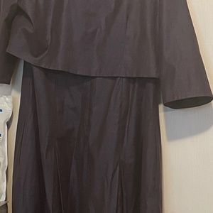 Dress with jacket  by Robbie Bee slight discoloration on front. color eggplant